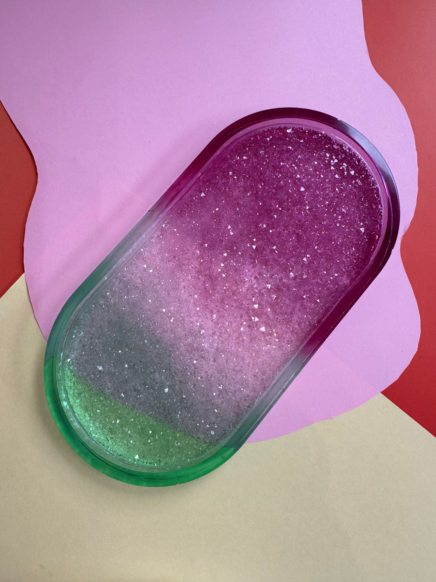 Druzy Inlay Oval