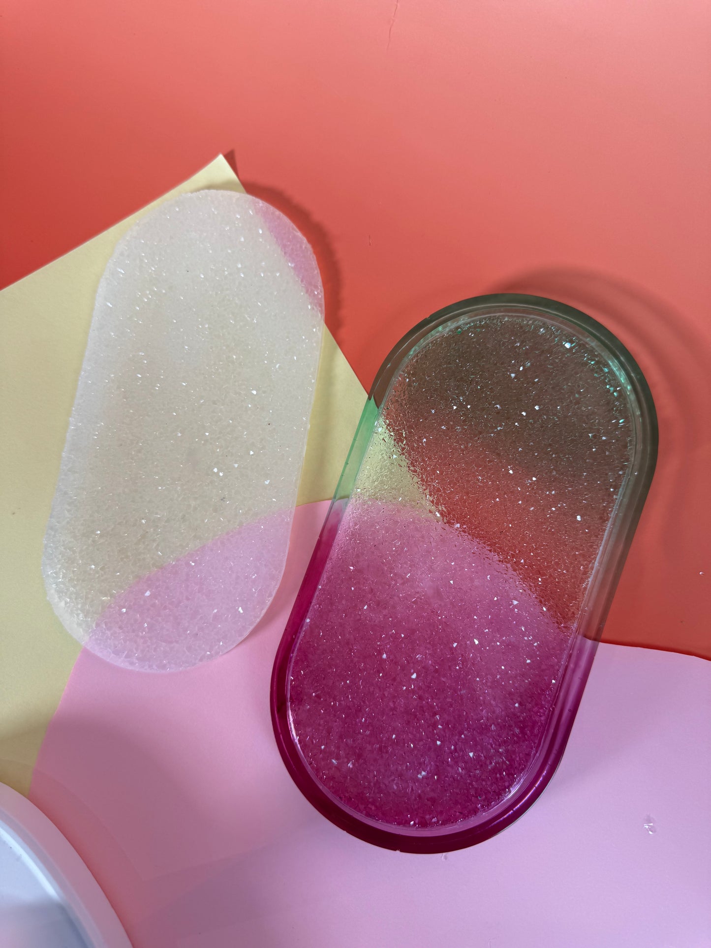 Druzy Inlay Oval