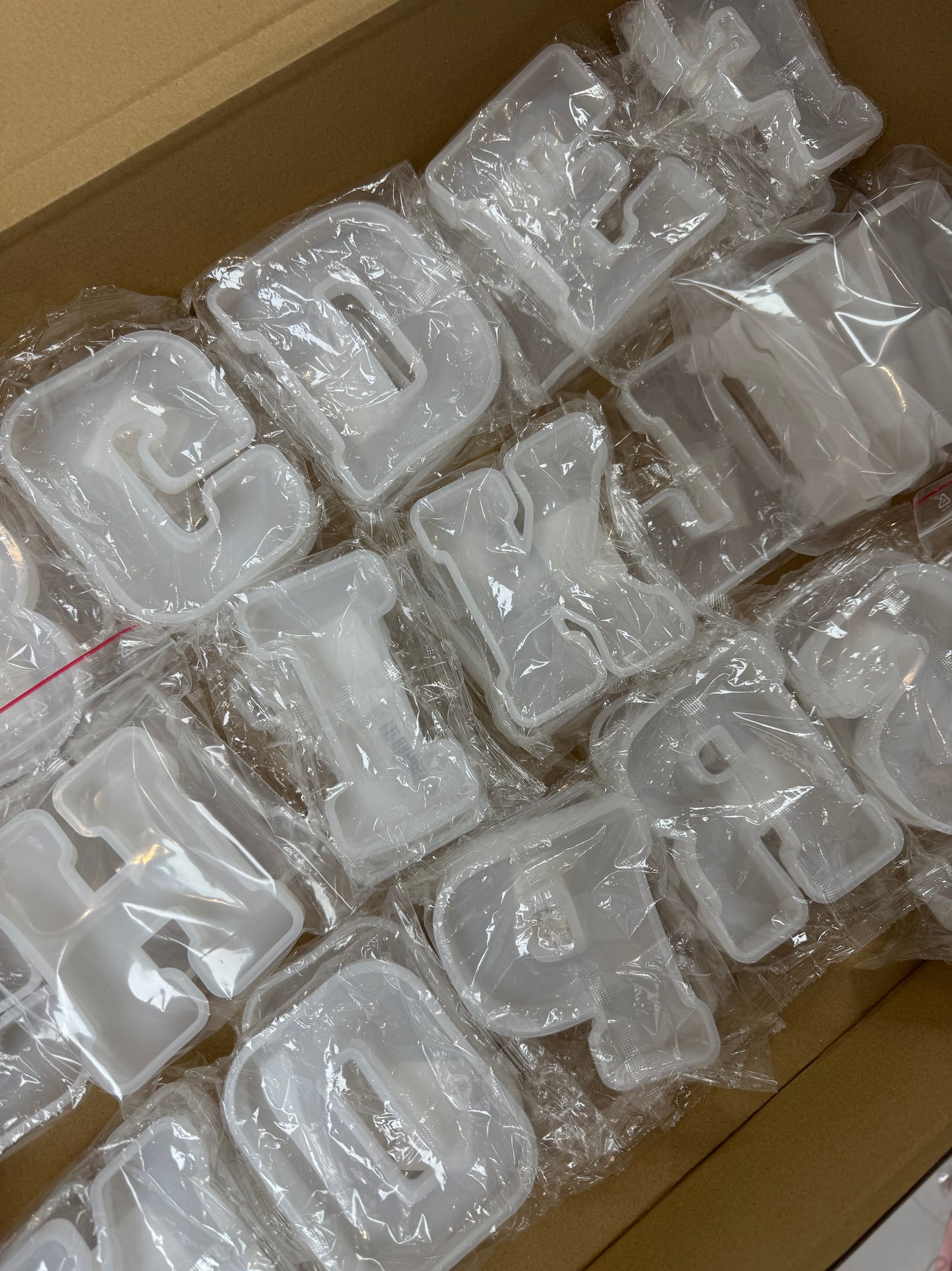 Silikonform kleine "große" Buchstaben -B Ware