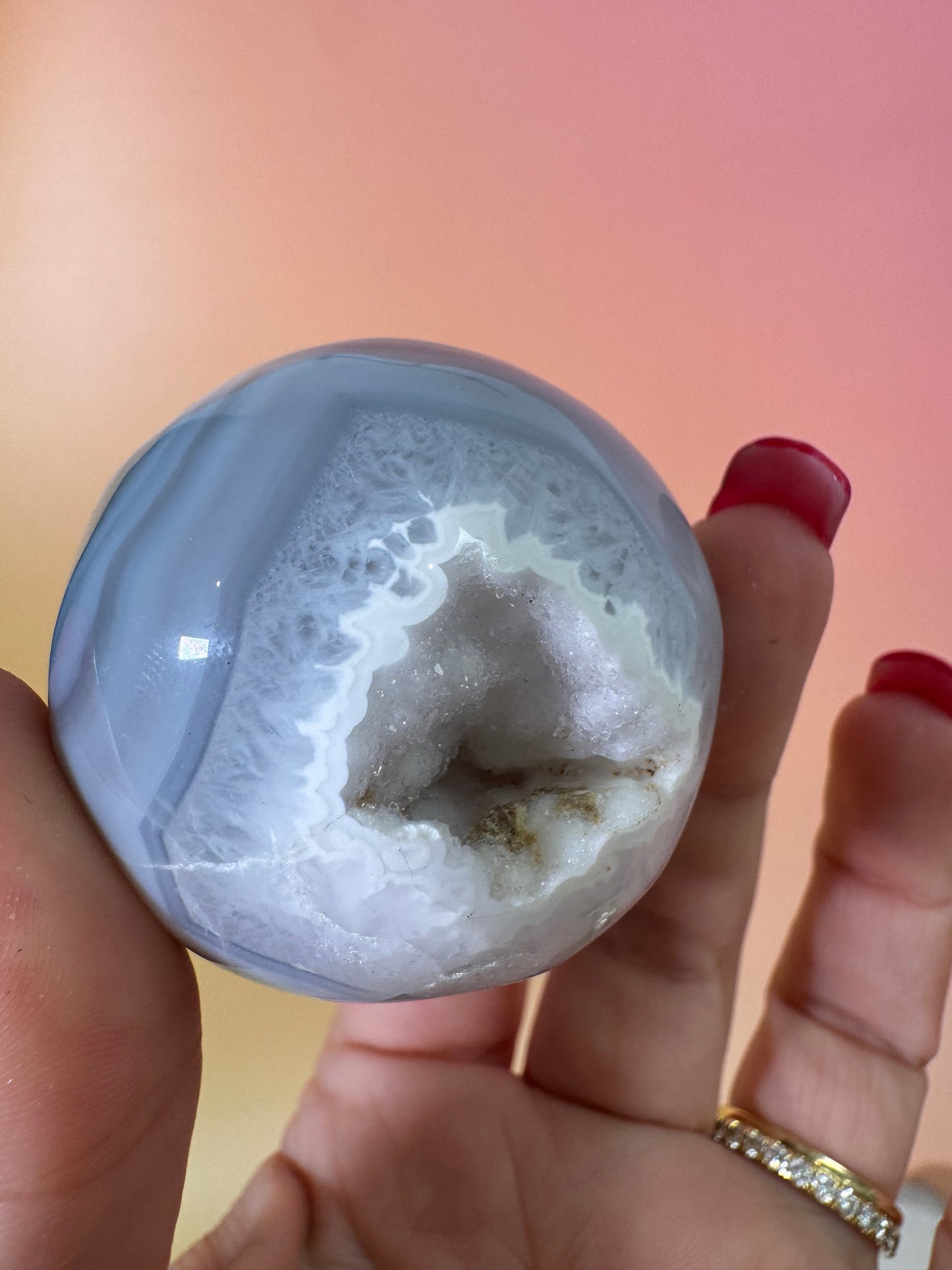 Druzy Achat Kugel Nr.26