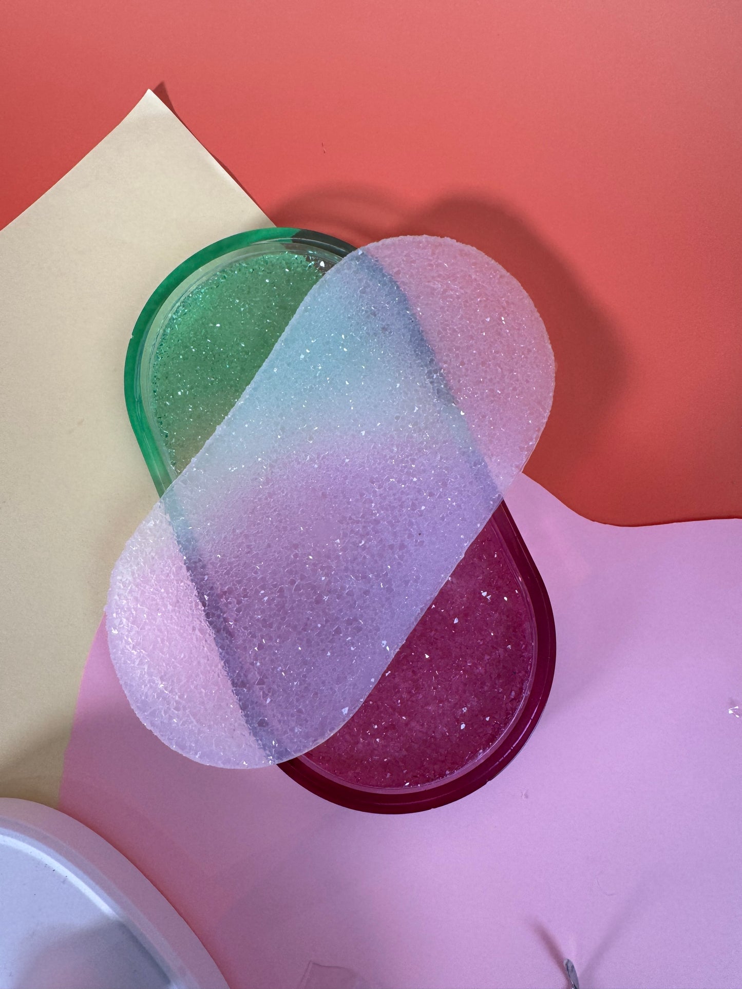 Druzy Inlay Oval