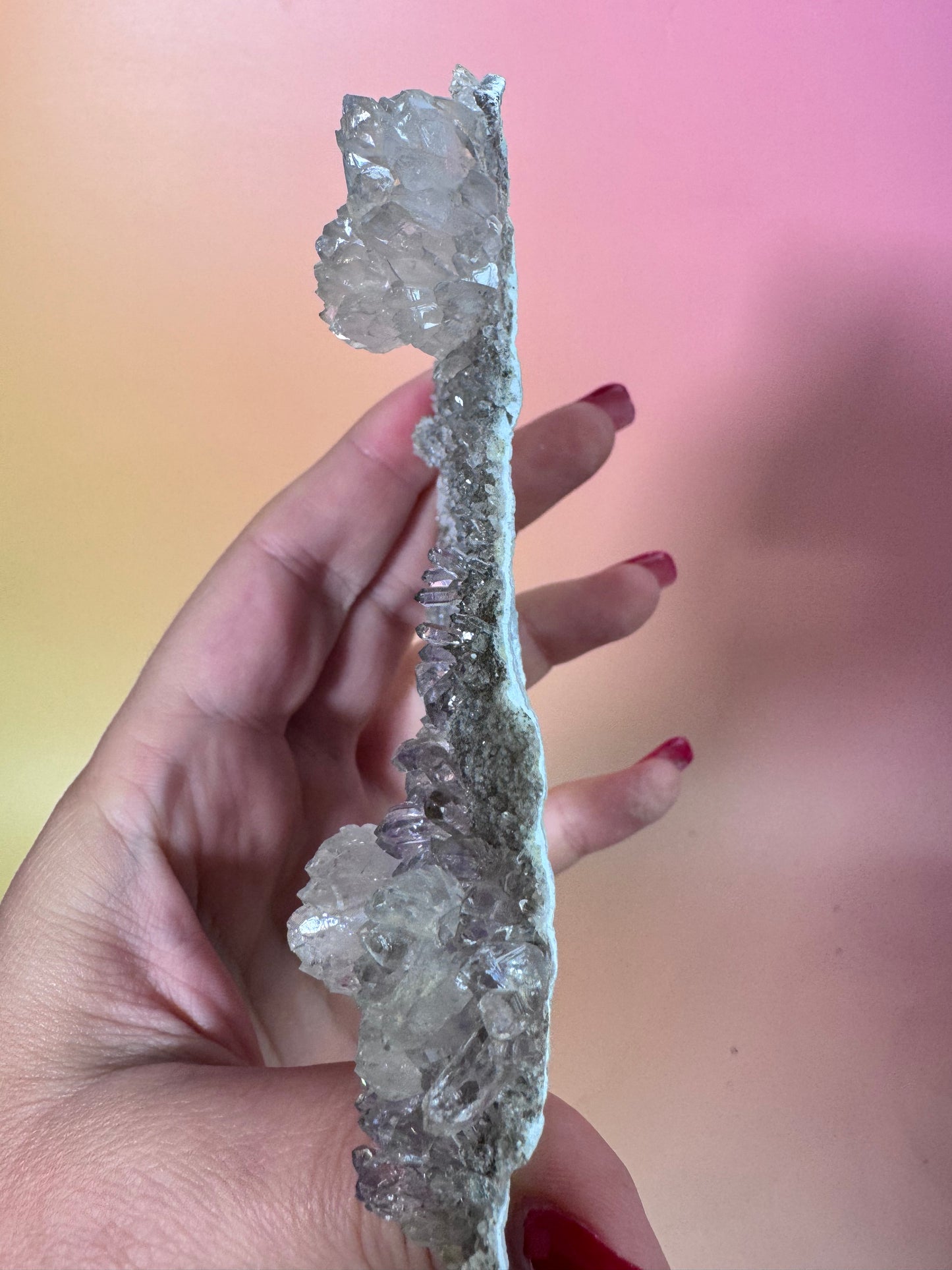 Amethyst Bergkristall Cluster Nr.53