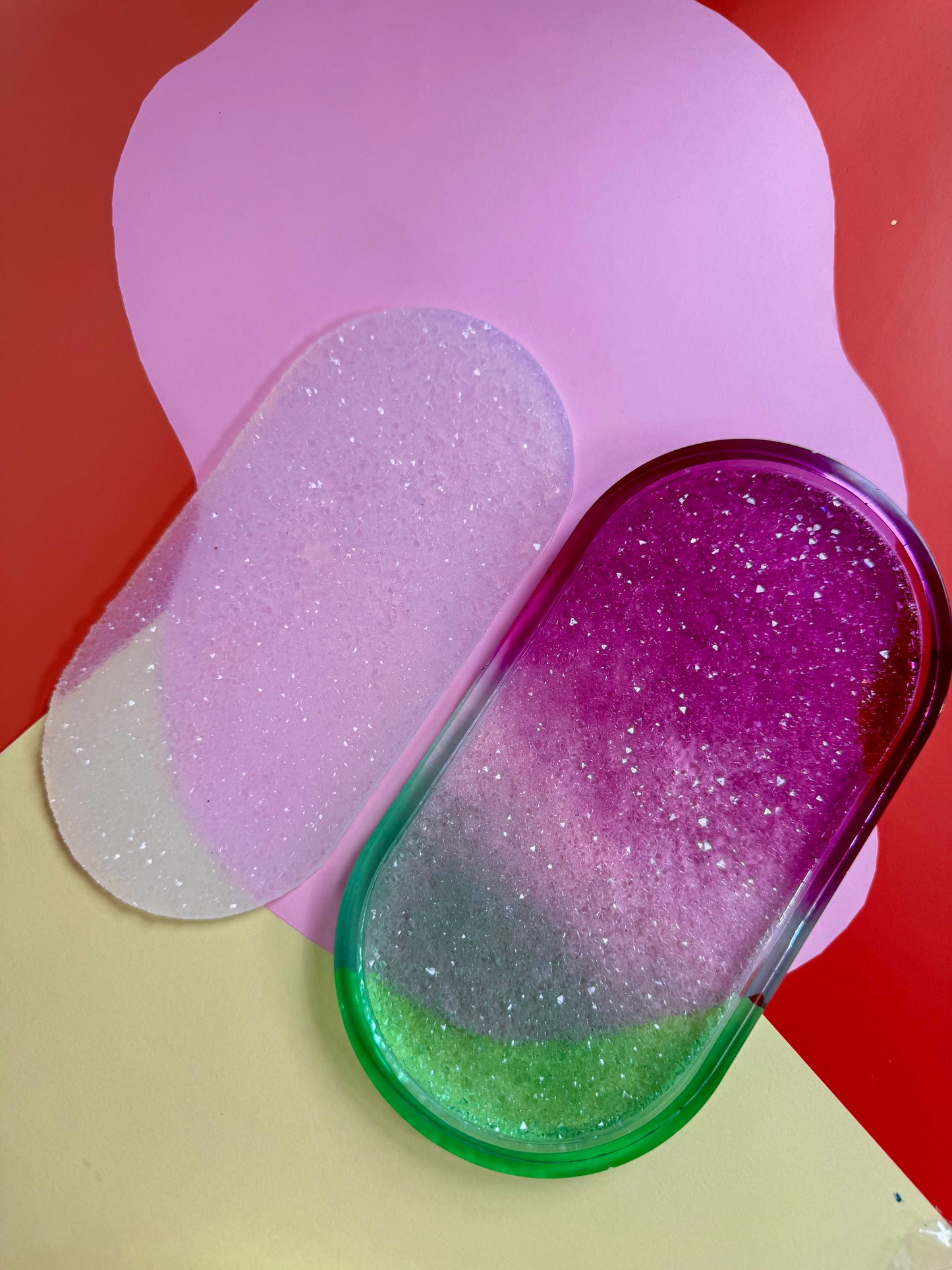 Druzy Inlay Oval