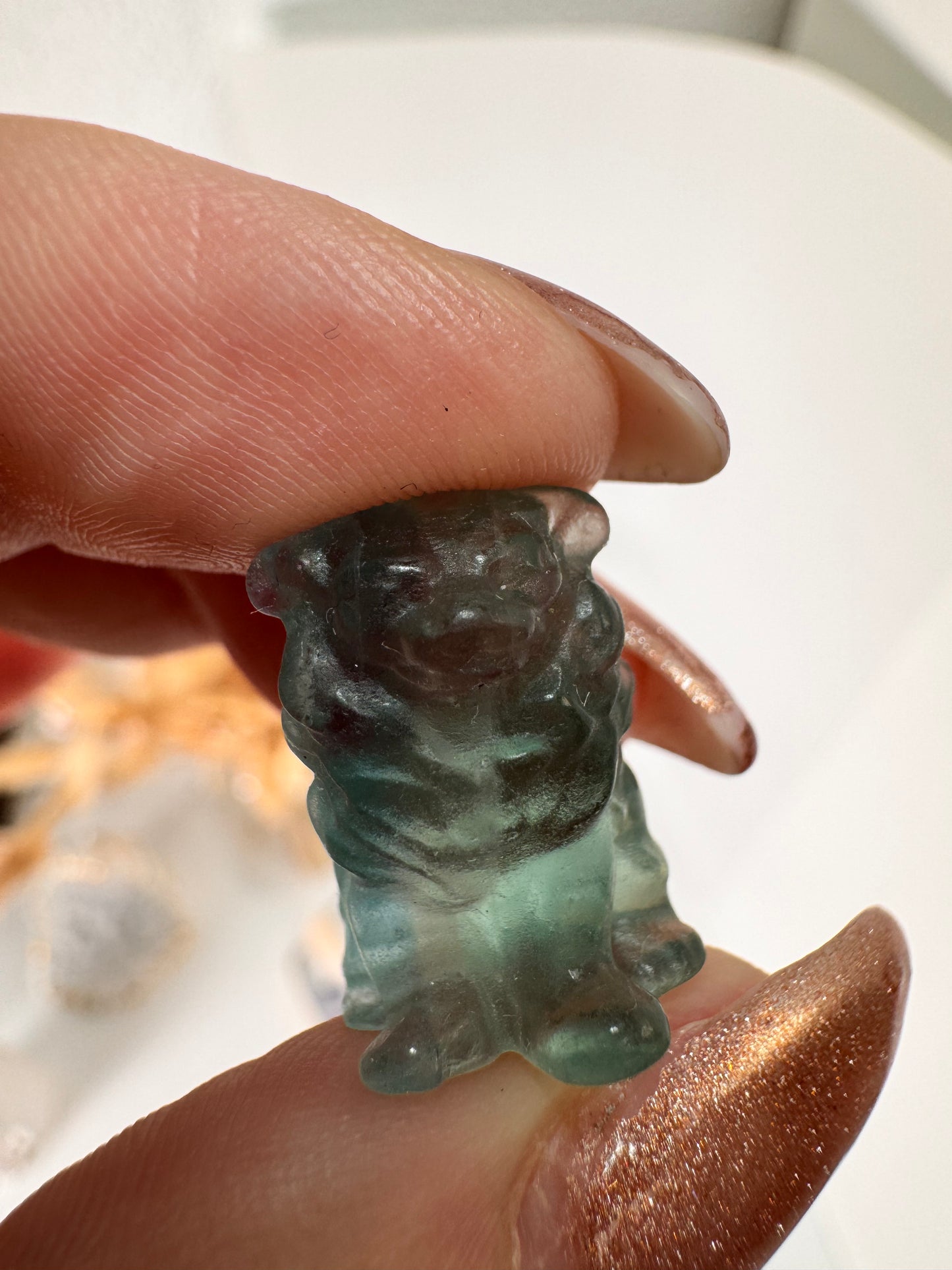 Mystery Mini Fluorit Löwe