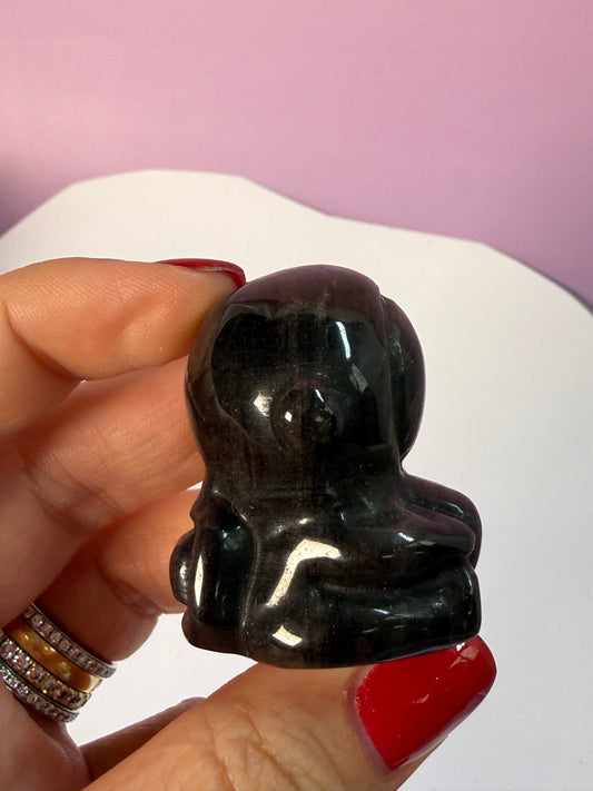 Silber Obsidian Astronaut 17E