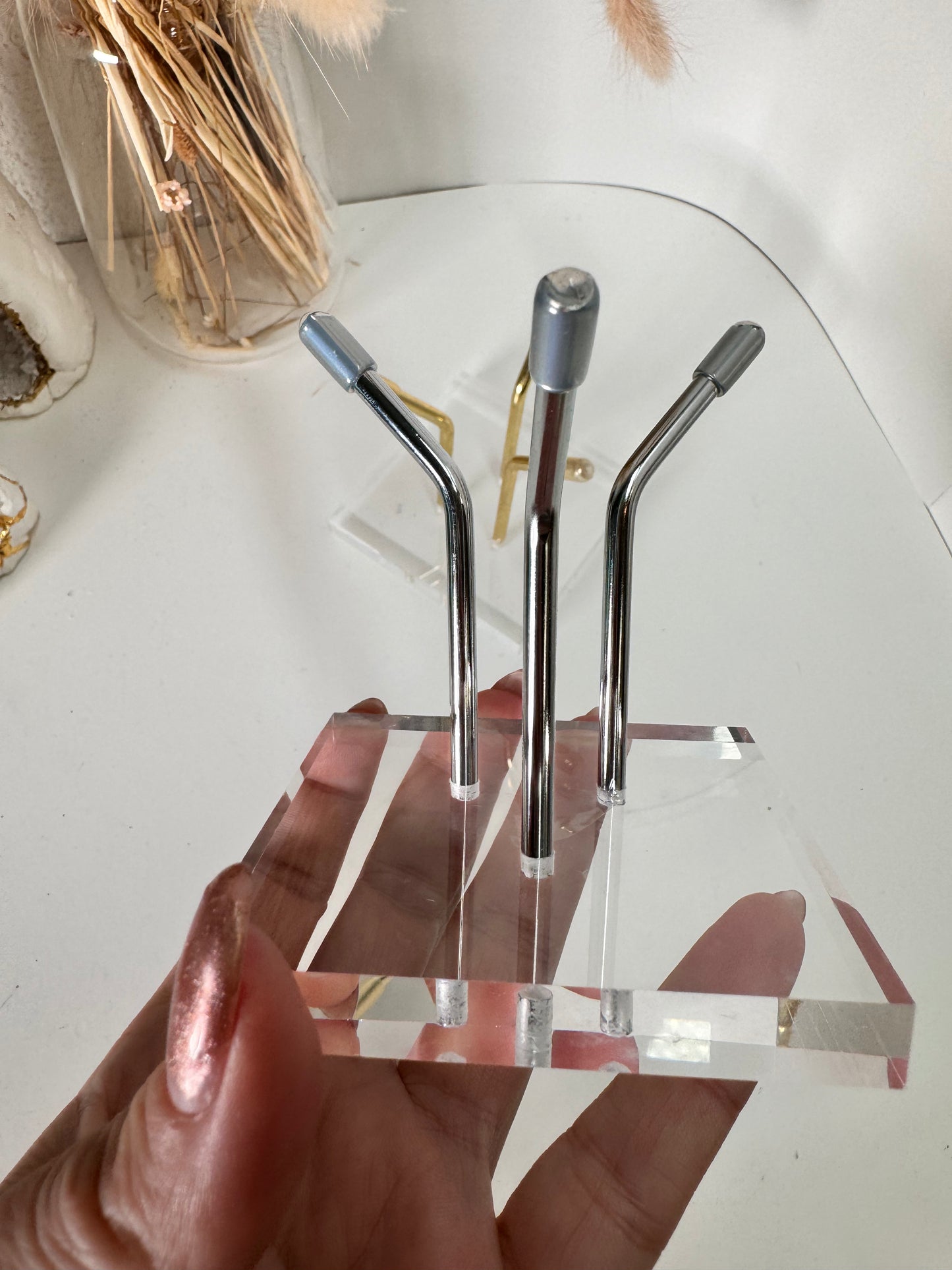 Acryl Glas Halter Ständer 3 Arm