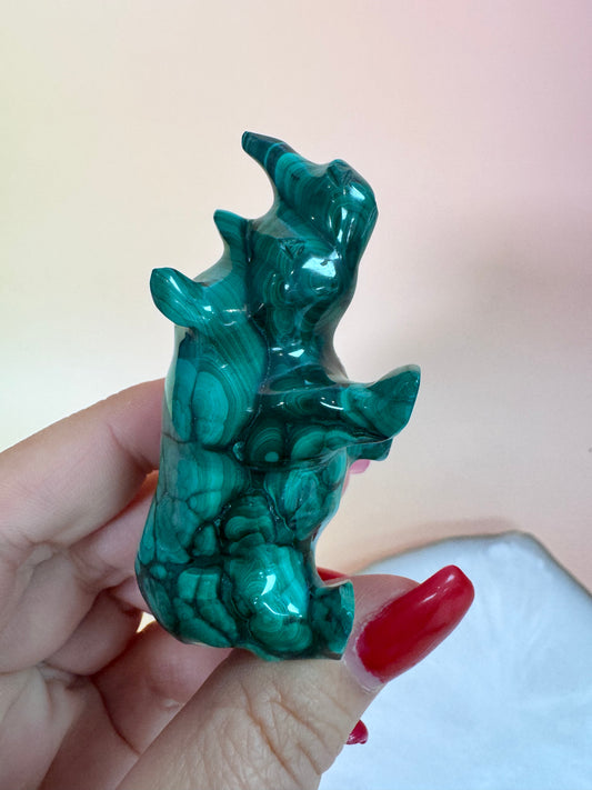 Malachit Nashorn Nr.18