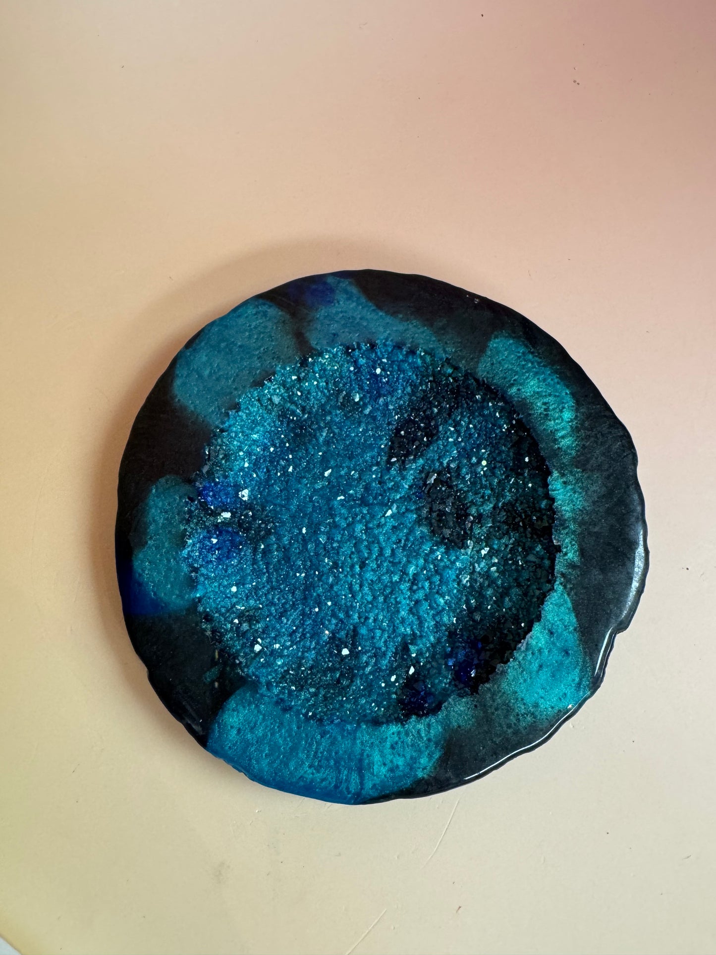 Schälchen "Achat" mit Glitzerboden