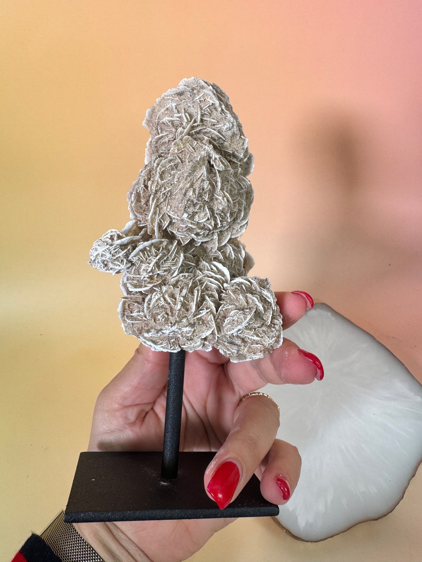 Sandrose auf Metallständer Nr. 95
