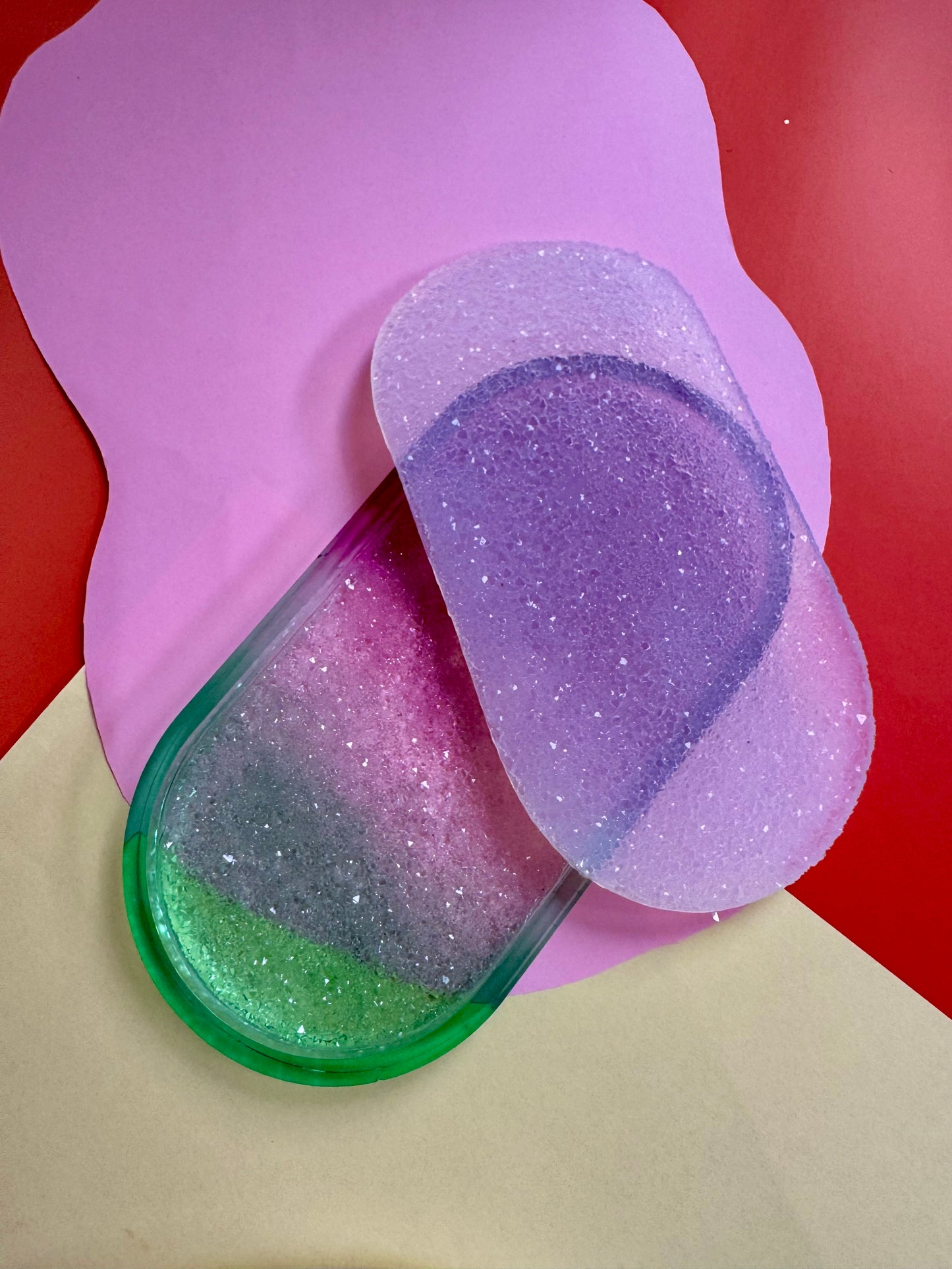 Druzy Inlay Oval