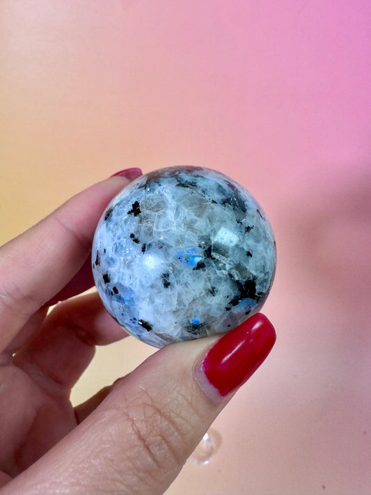 Regenbogen Mondstein Kugel Nr.92