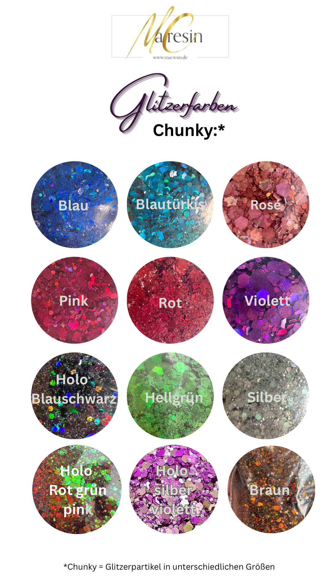 Schlüsselanhänger Body Glitzer