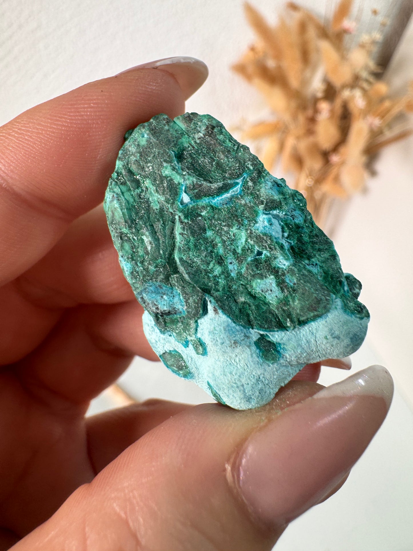 Malachit Chrysokoll Rohstein Nr7