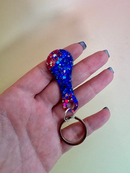 Glitzer Einkaufswagenlöser