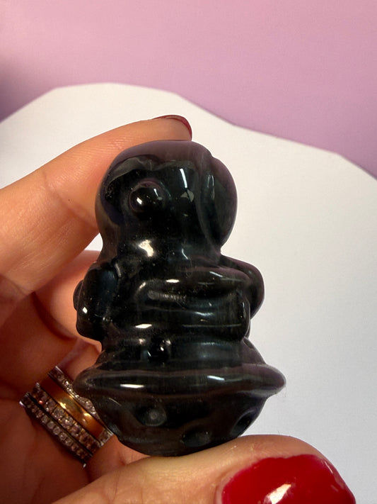 Silber Obsidian Astronaut 17D