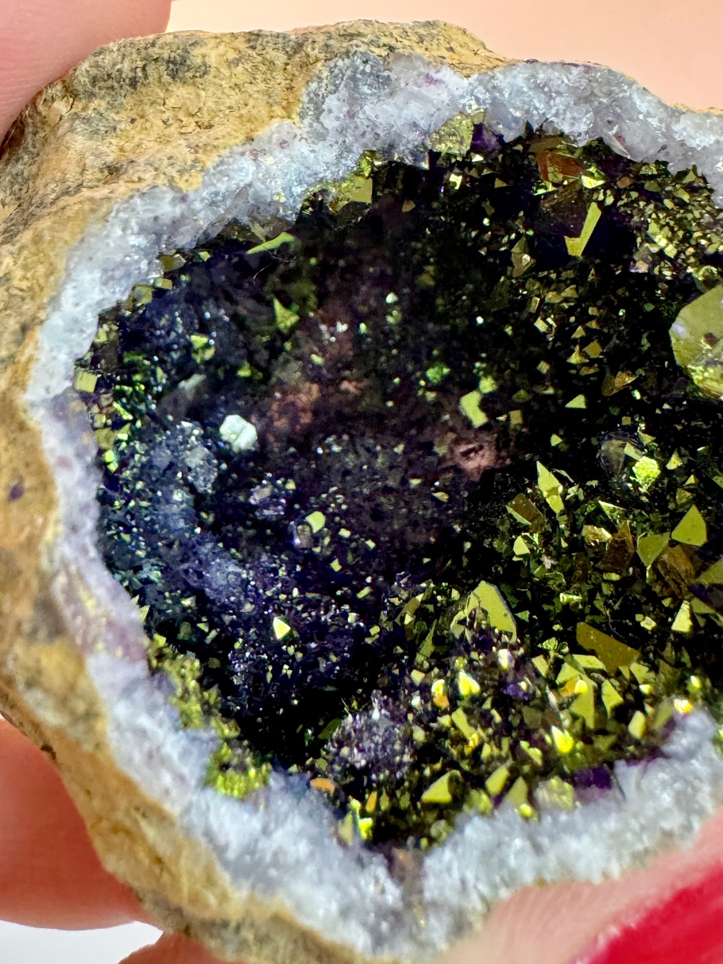 Quarzgeode plated Nr. 34