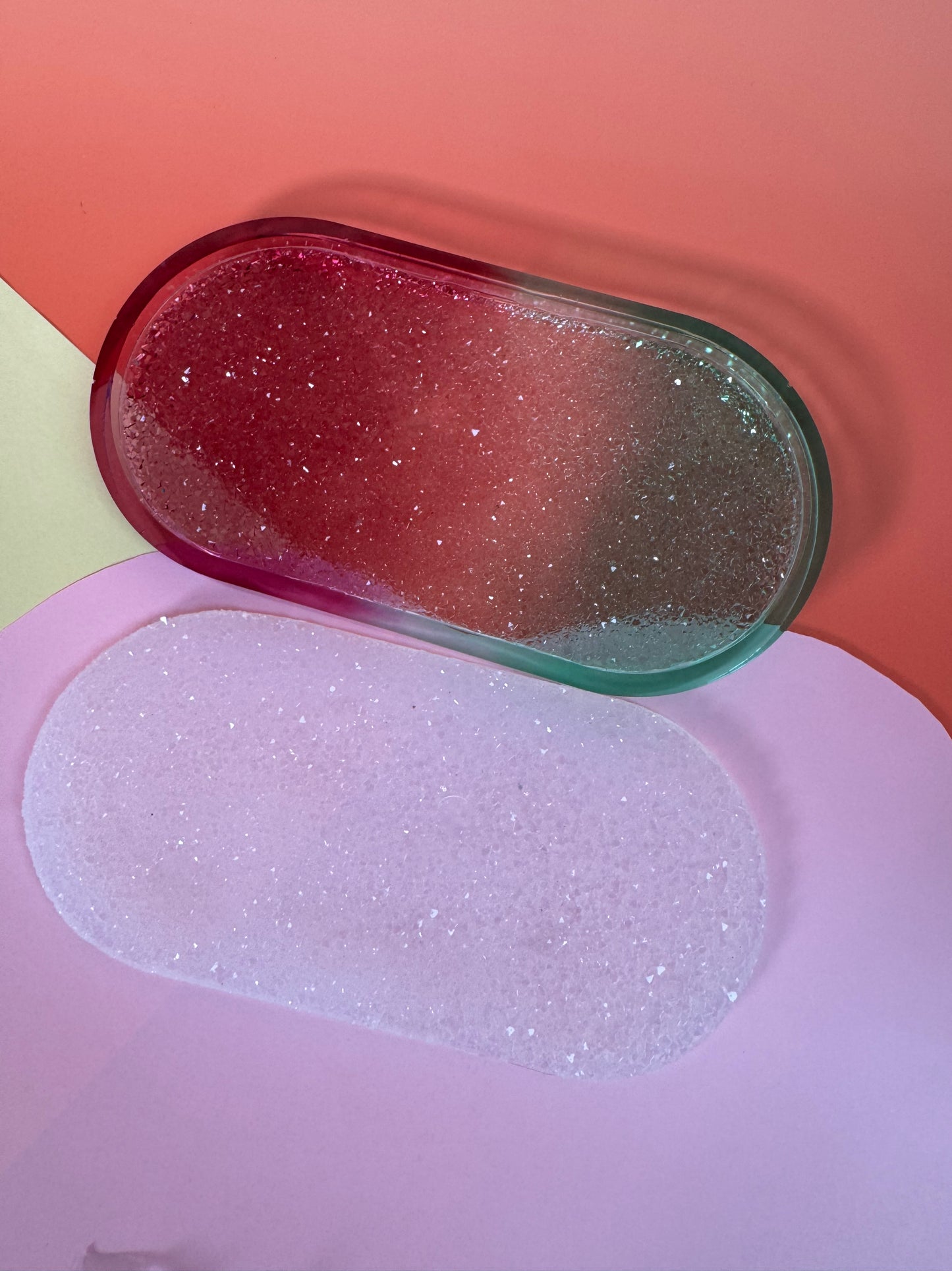 Druzy Inlay Oval