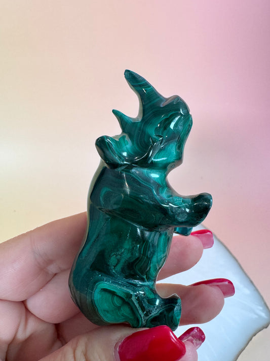 Malachit Nashorn Nr.90