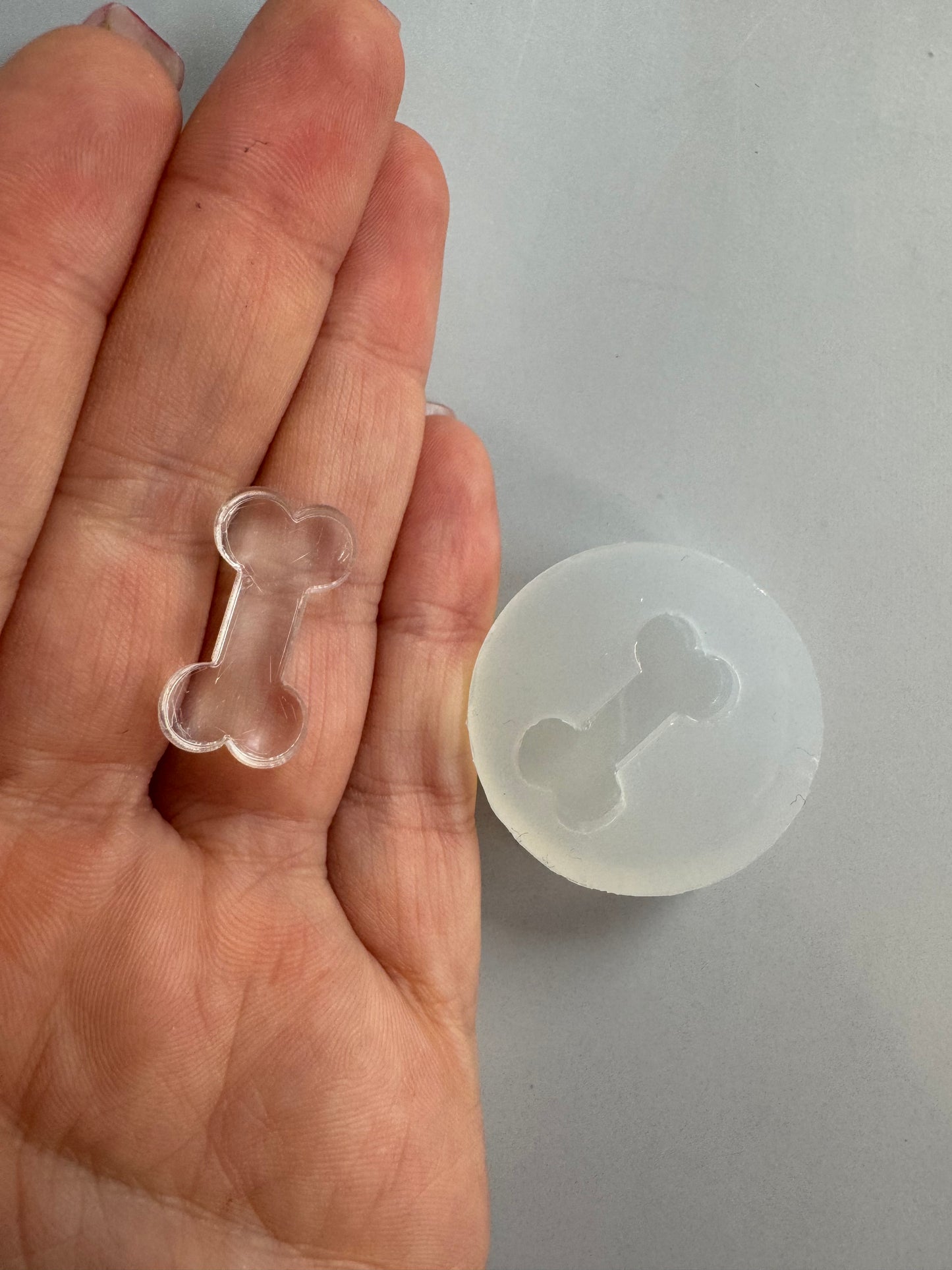 Silikonform kleiner Knochen