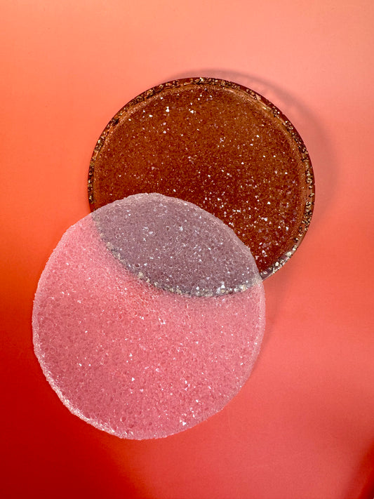 Druzy Inlay rund groß