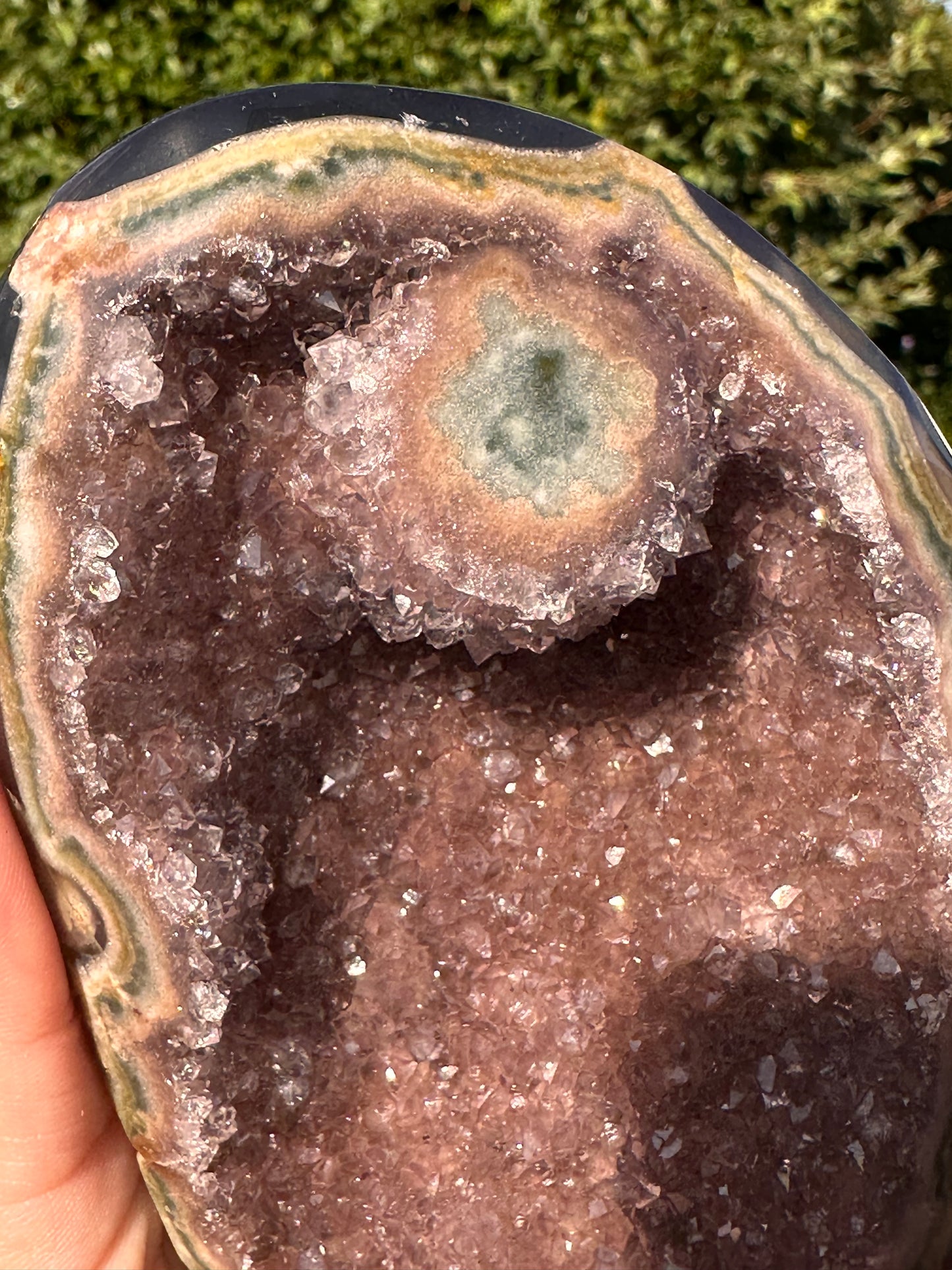 Amethyst auf Metallständer Nr. 7
