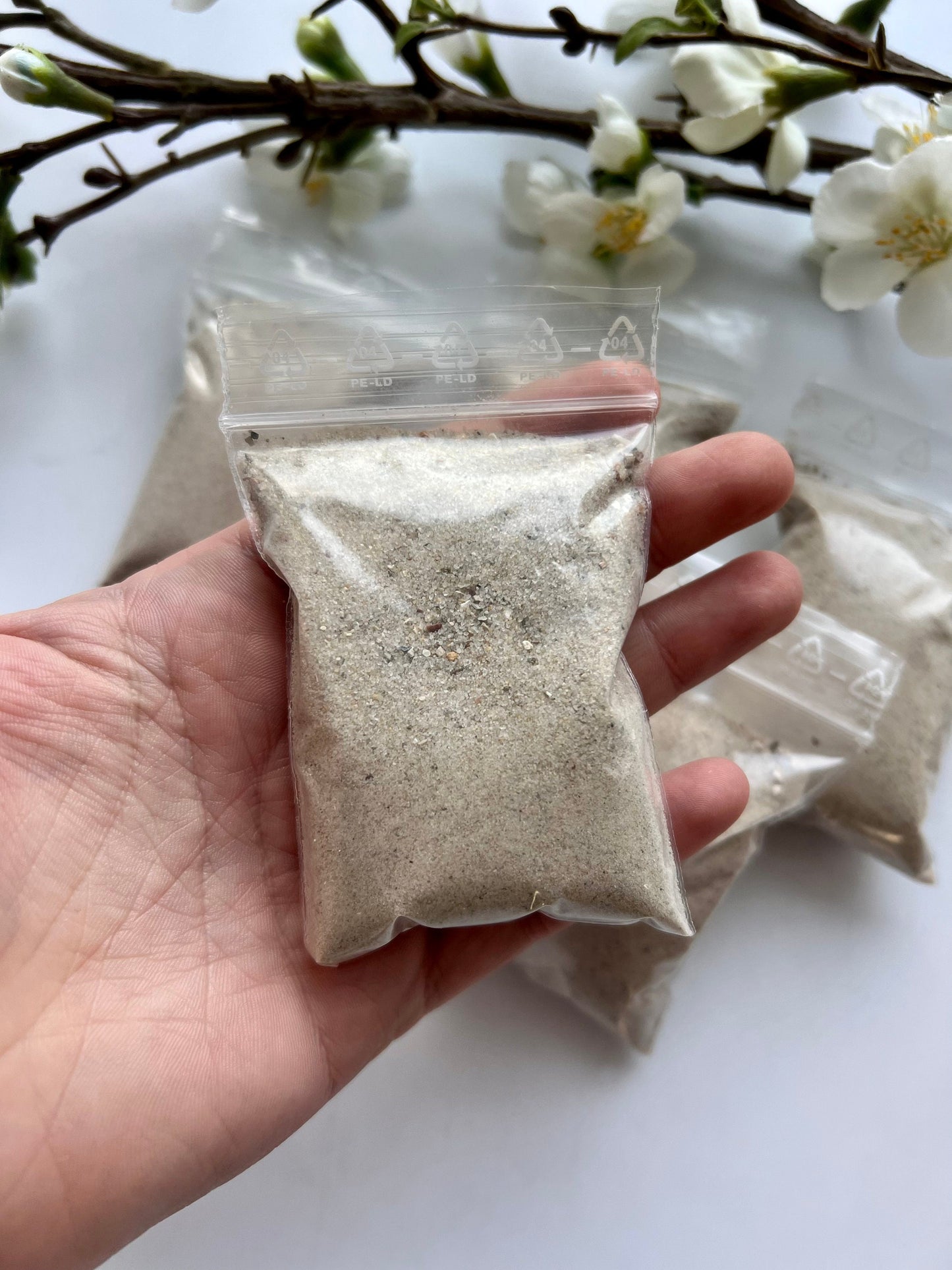 Feiner Sand zum Arbeiten mit Epoxidharz (Resin)