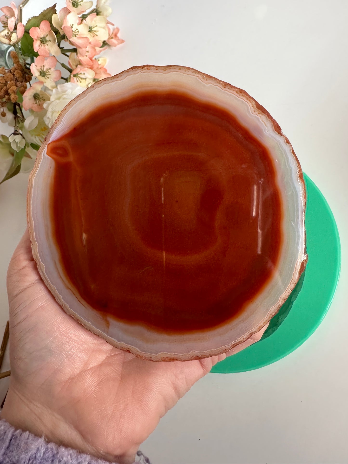 Silikonform Achatscheibe