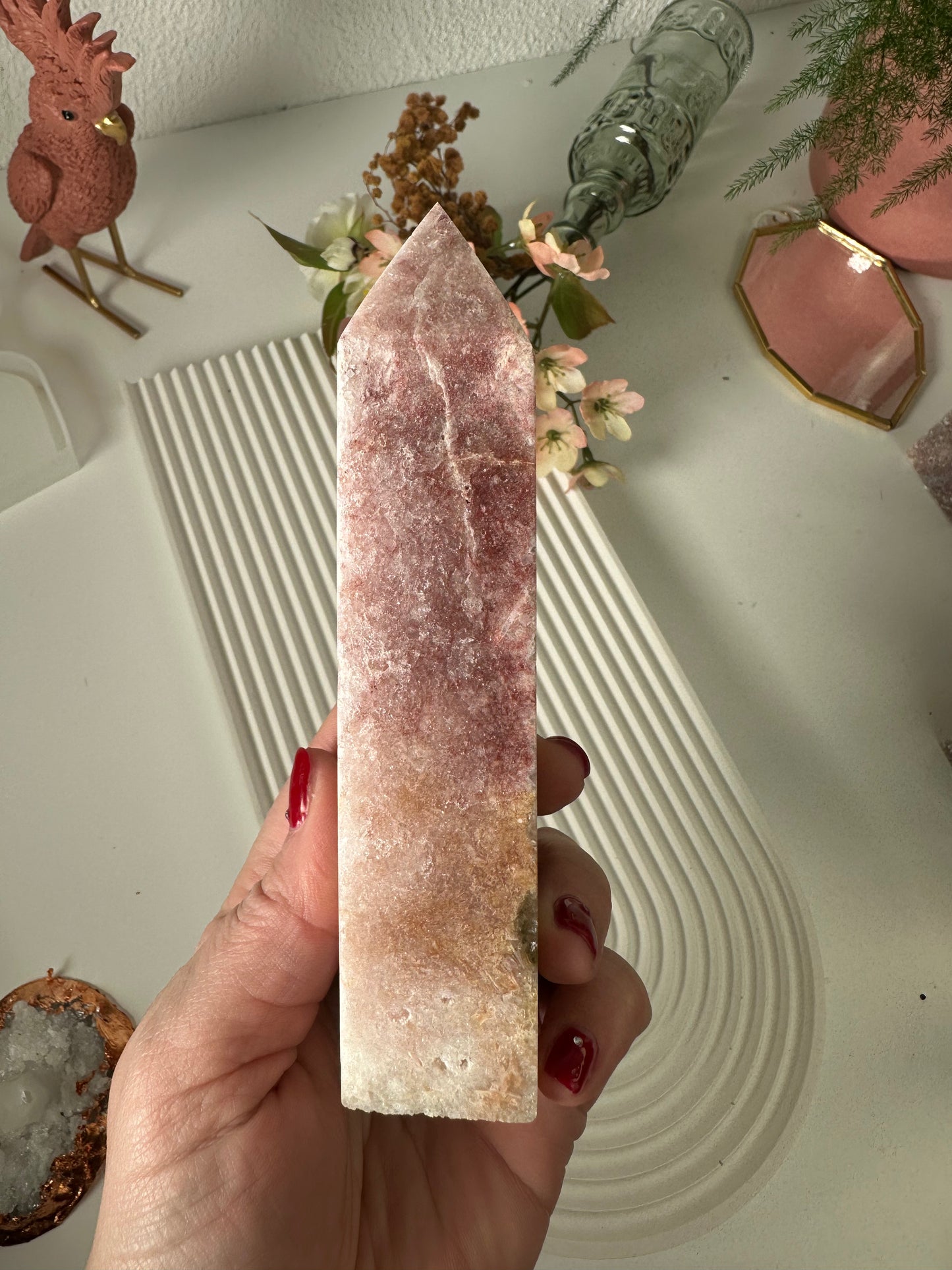 Pink Amethyst Turm 52C