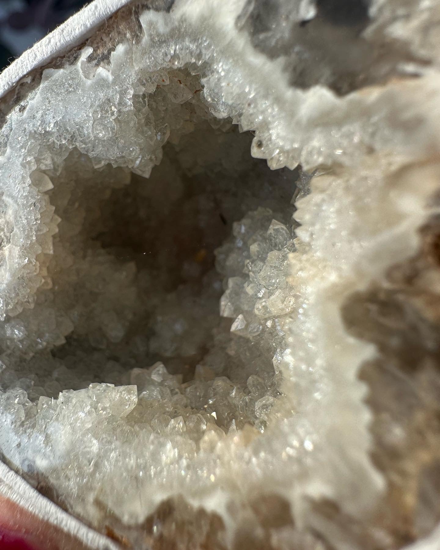 Achat Geoden Paar /Glücksgeode