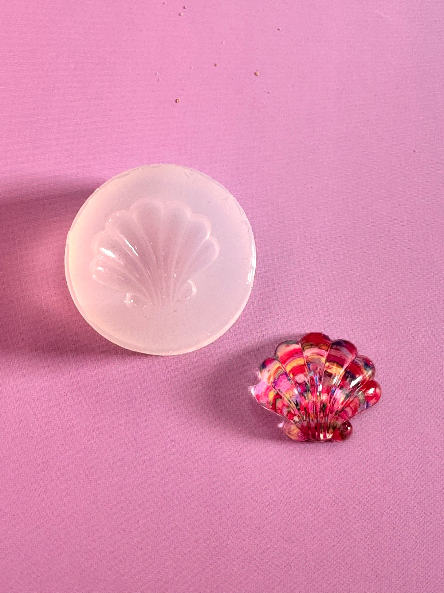 Silikonform kleine Muschel