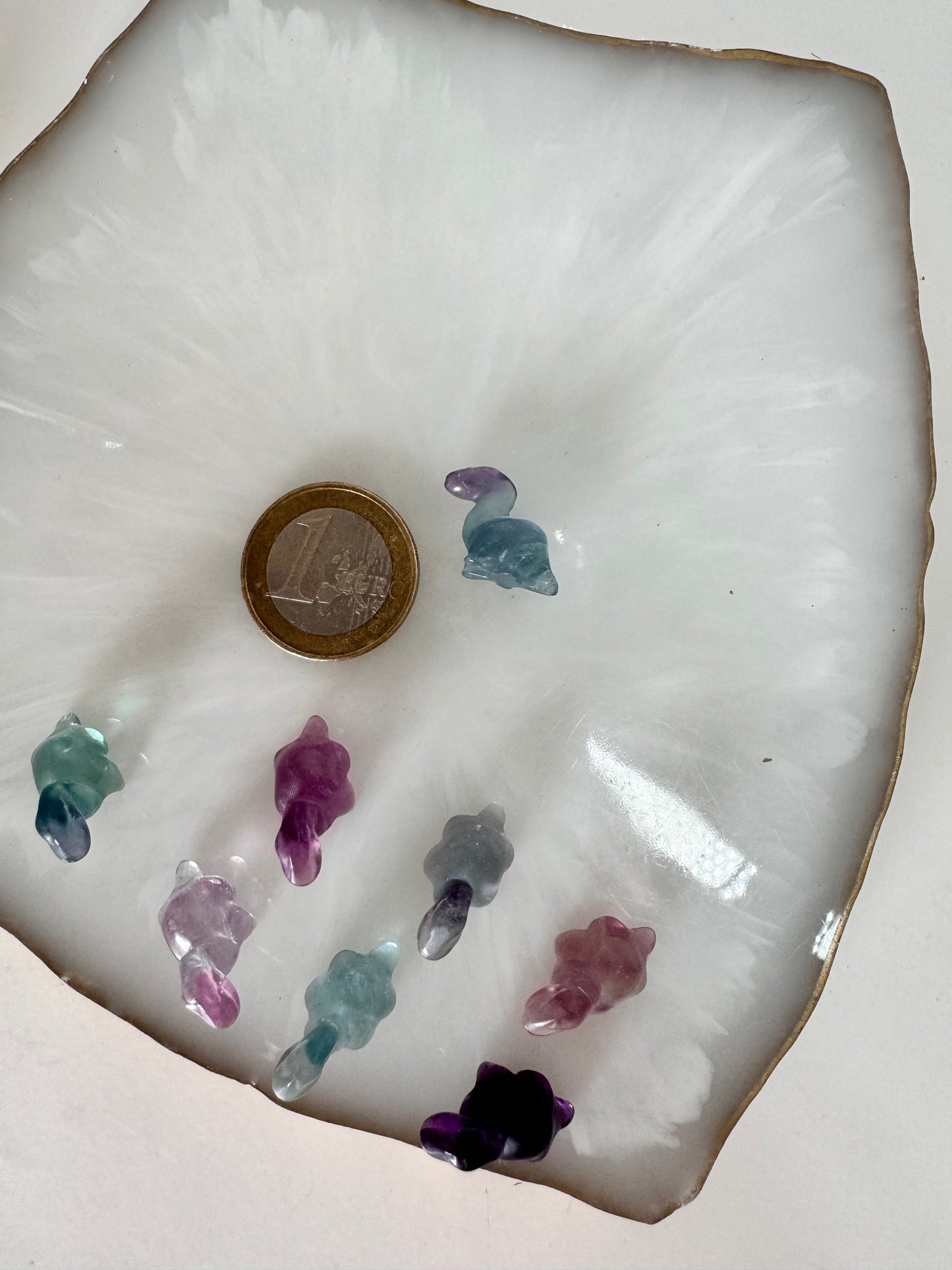 Mystery Mini Fluorit Dino Langhals