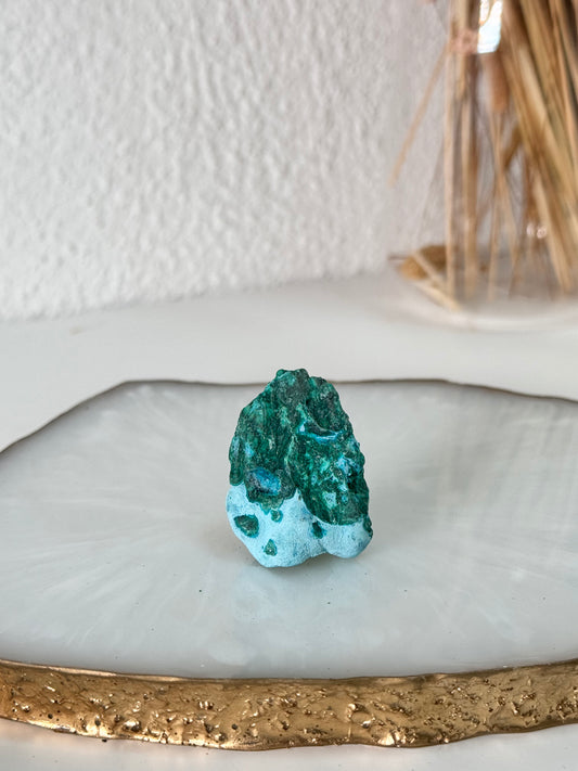 Malachit Chrysokoll Rohstein Nr7