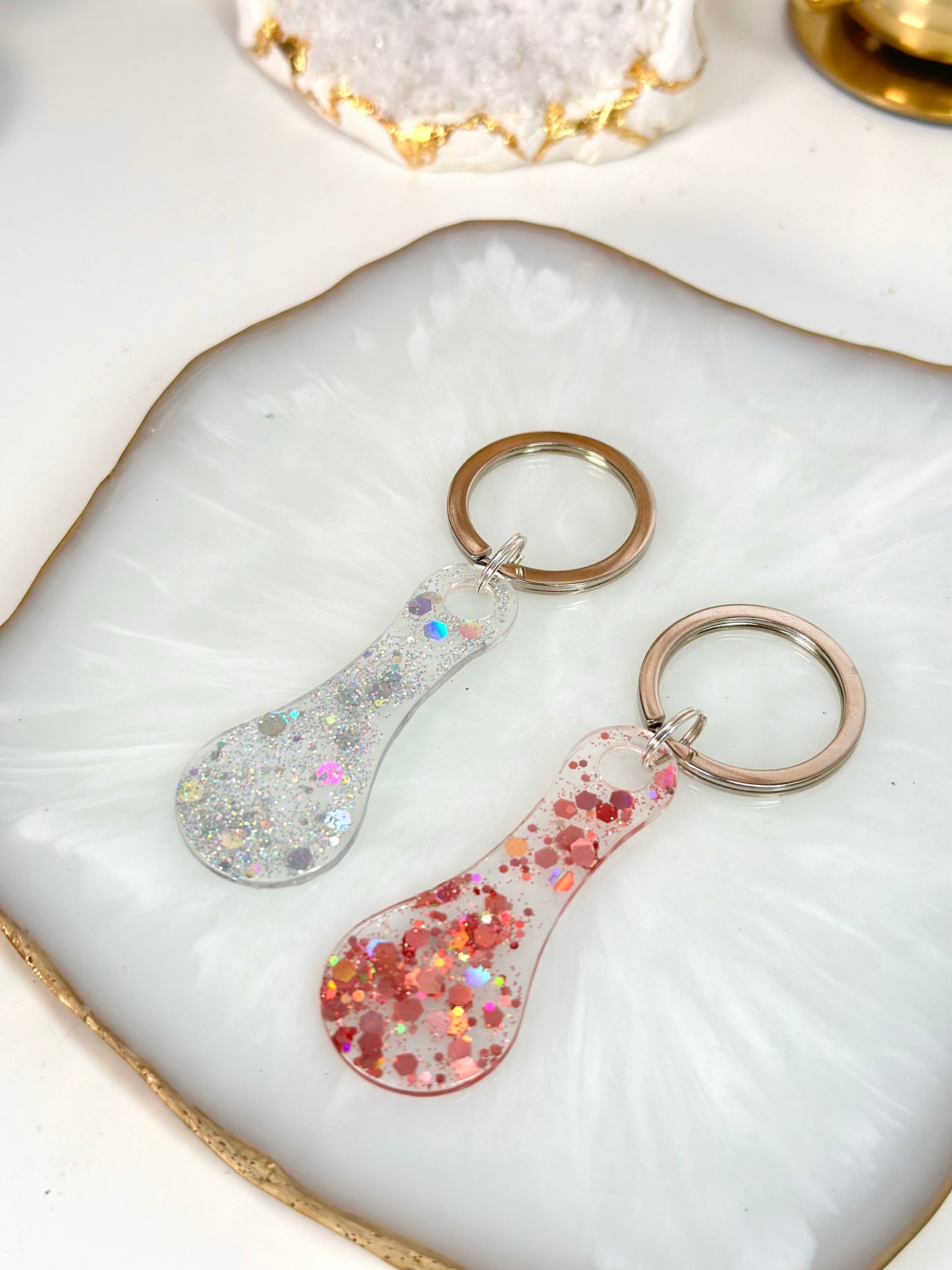 Glitzer Einkaufswagenlöser
