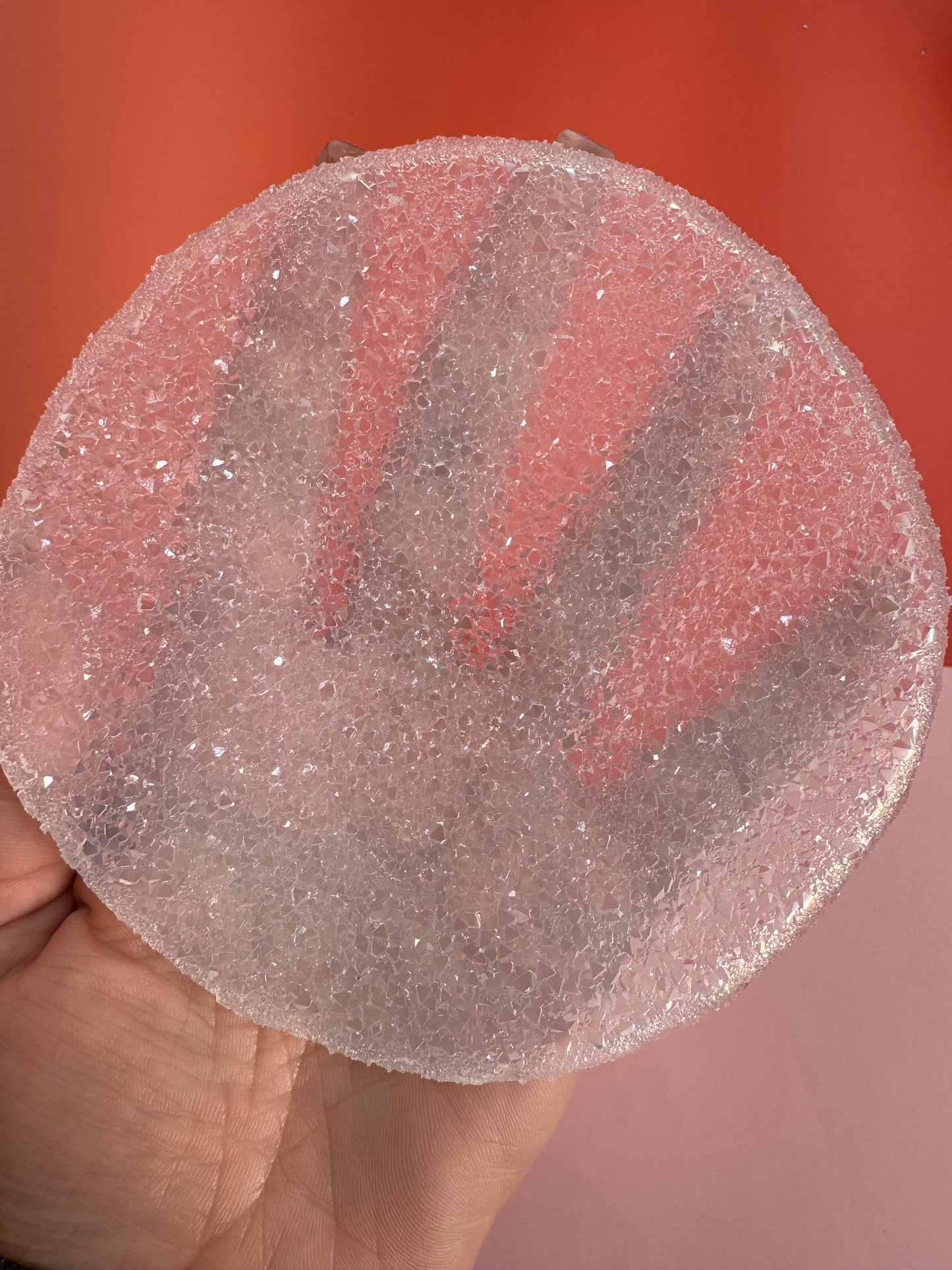 Druzy Inlay rund groß