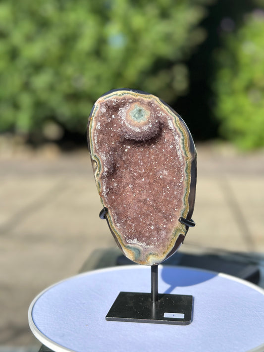 Amethyst auf Metallständer Nr. 7