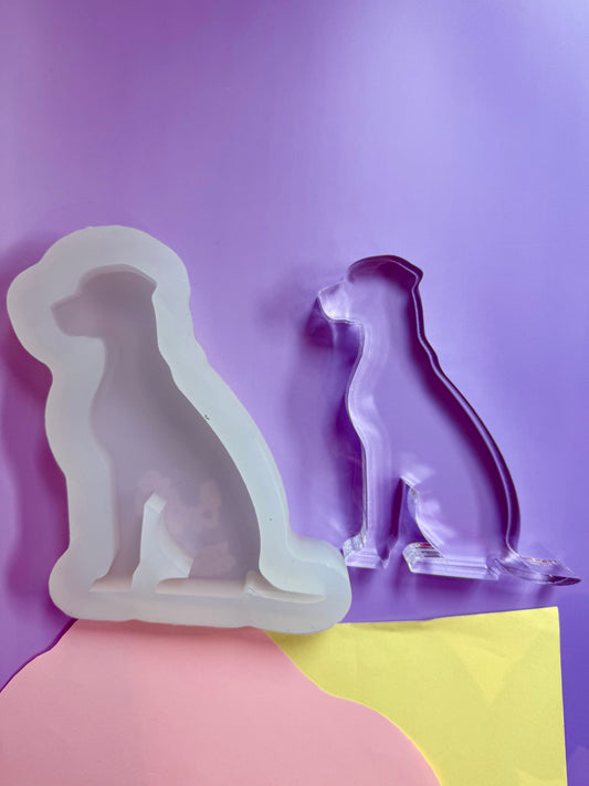 Silikonform Hund groß
