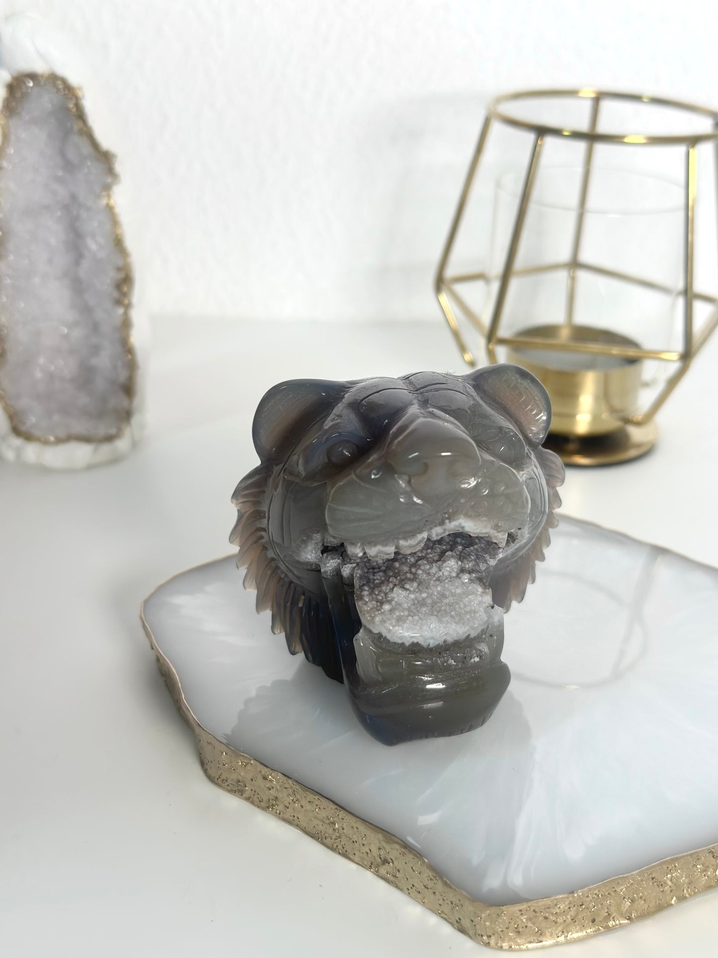 Achat Tiger Carving 79B