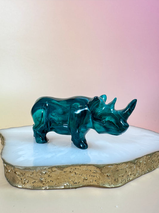 Malachit Nashorn Nr.90