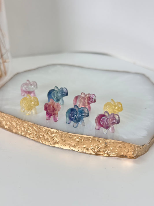 Mystery Mini Fluorit Elefant