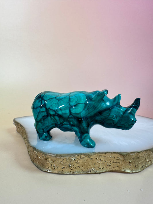 Malachit Nashorn Nr.18