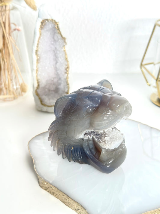 Achat Tiger Carving 79B