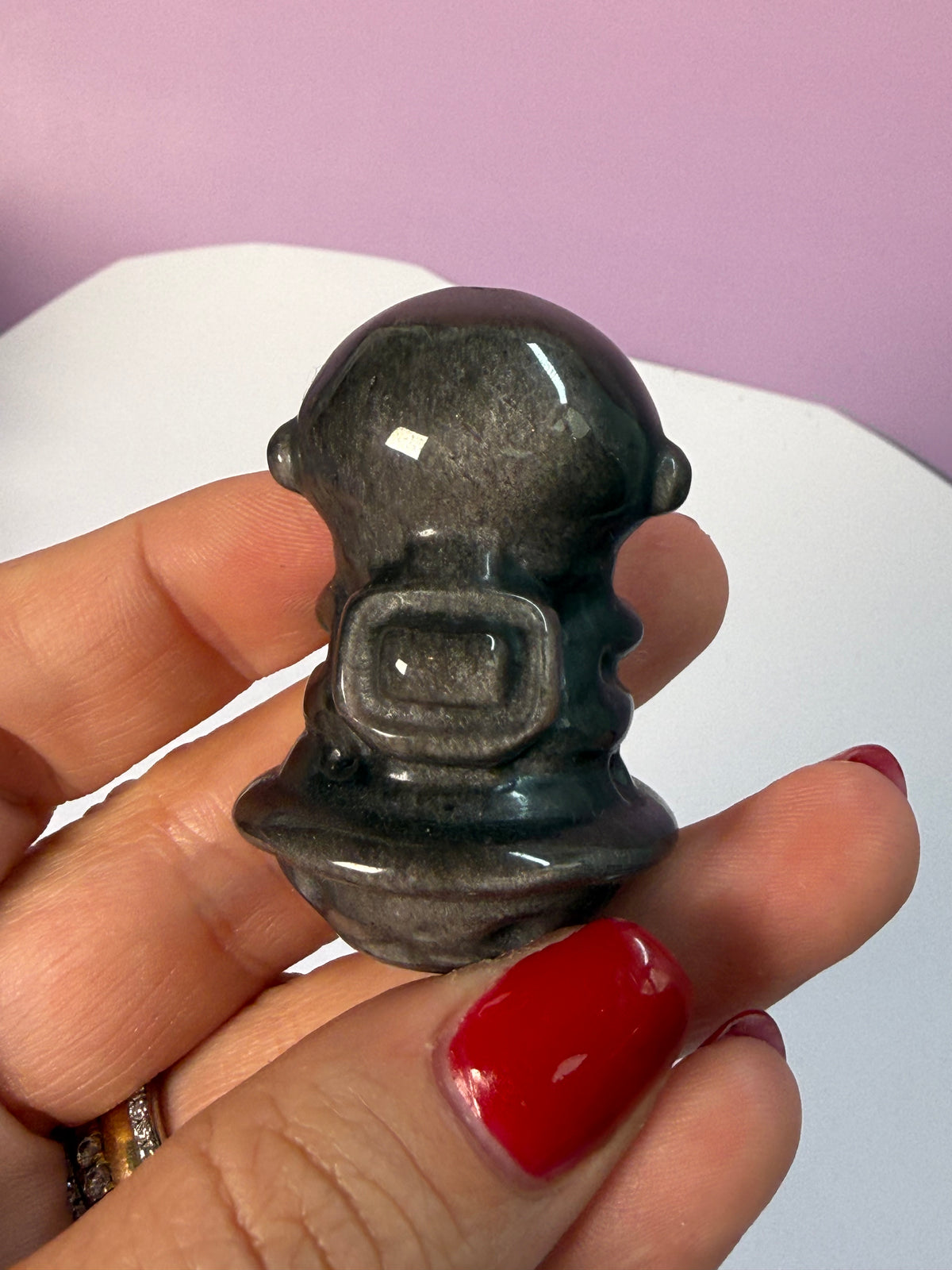 Silber Obsidian Astronaut 17D