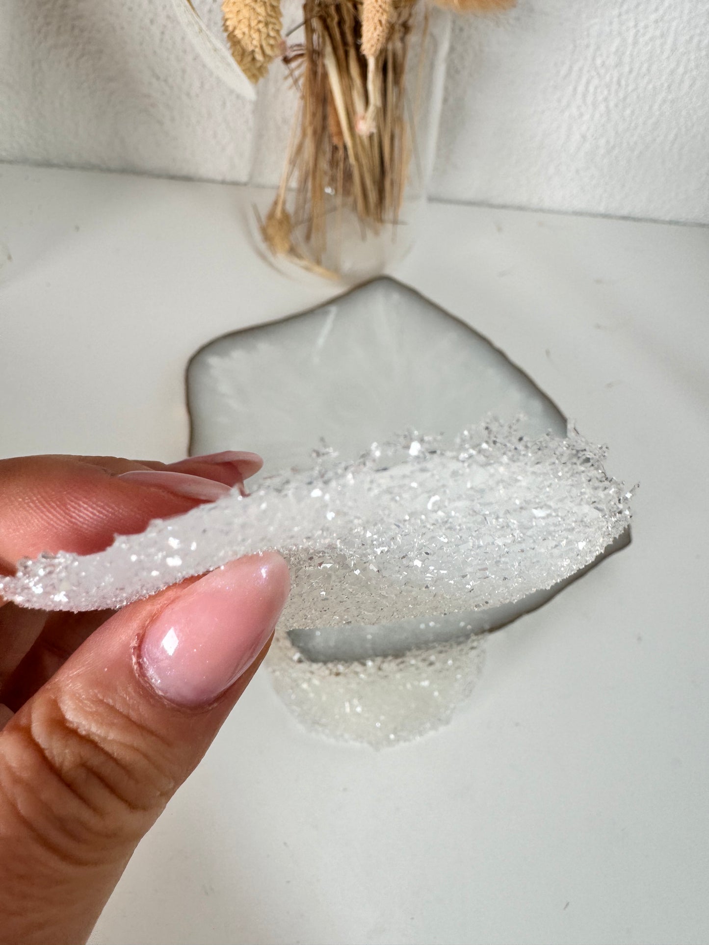 Druzy Inlay rund klein