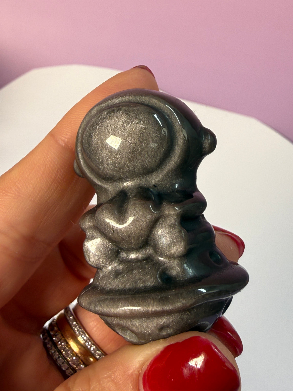 Silber Obsidian Astronaut 17D