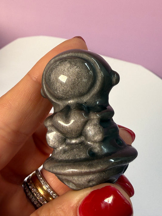Silber Obsidian Astronaut 17D