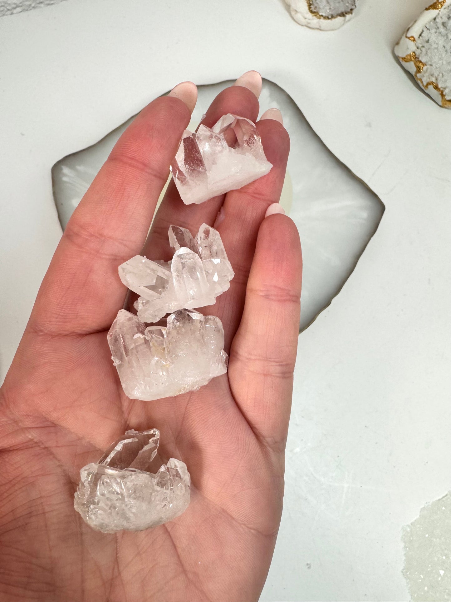 Silikonform Mini Bergkristall Cluster