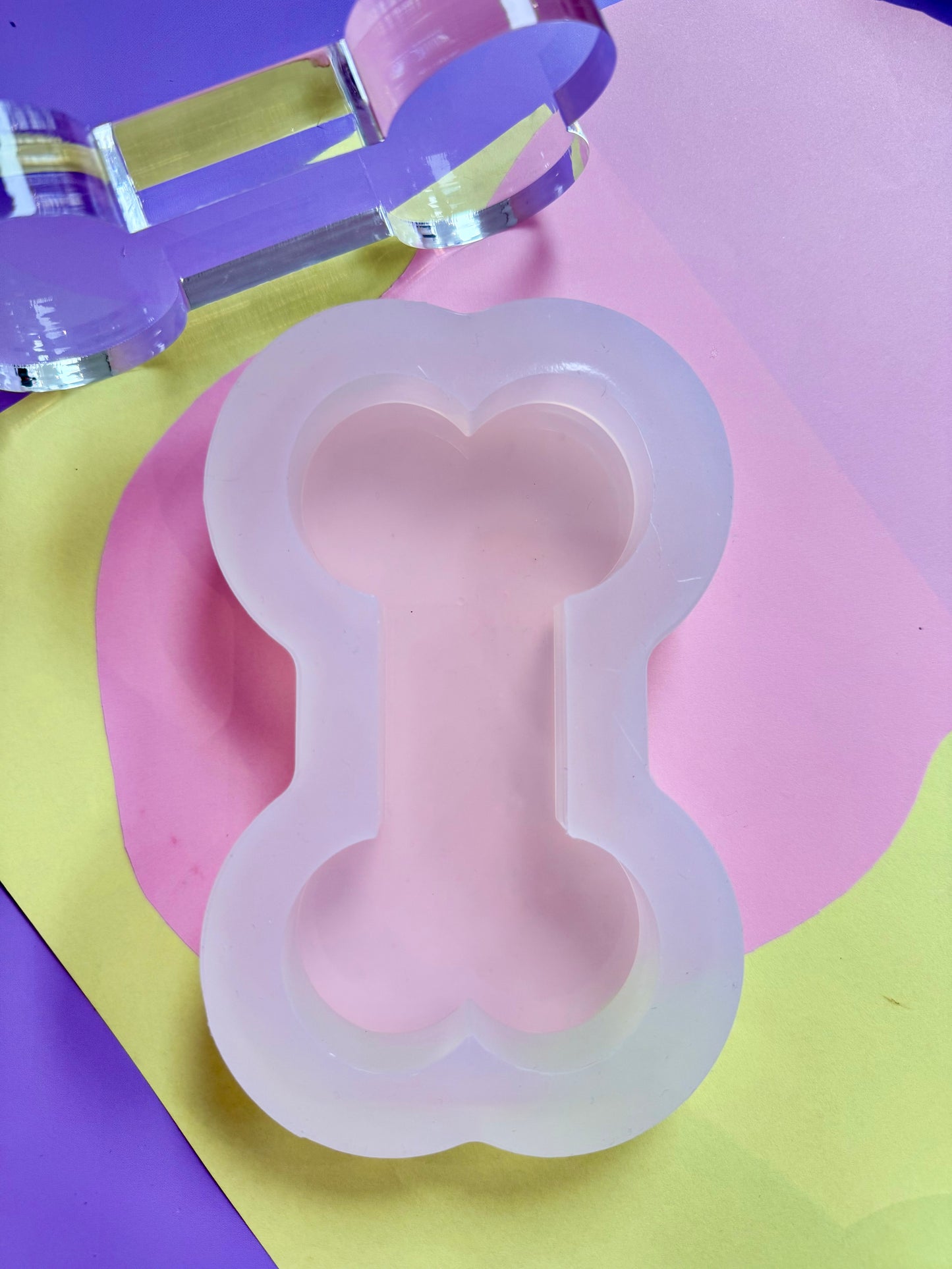 Silikonform Knochen groß