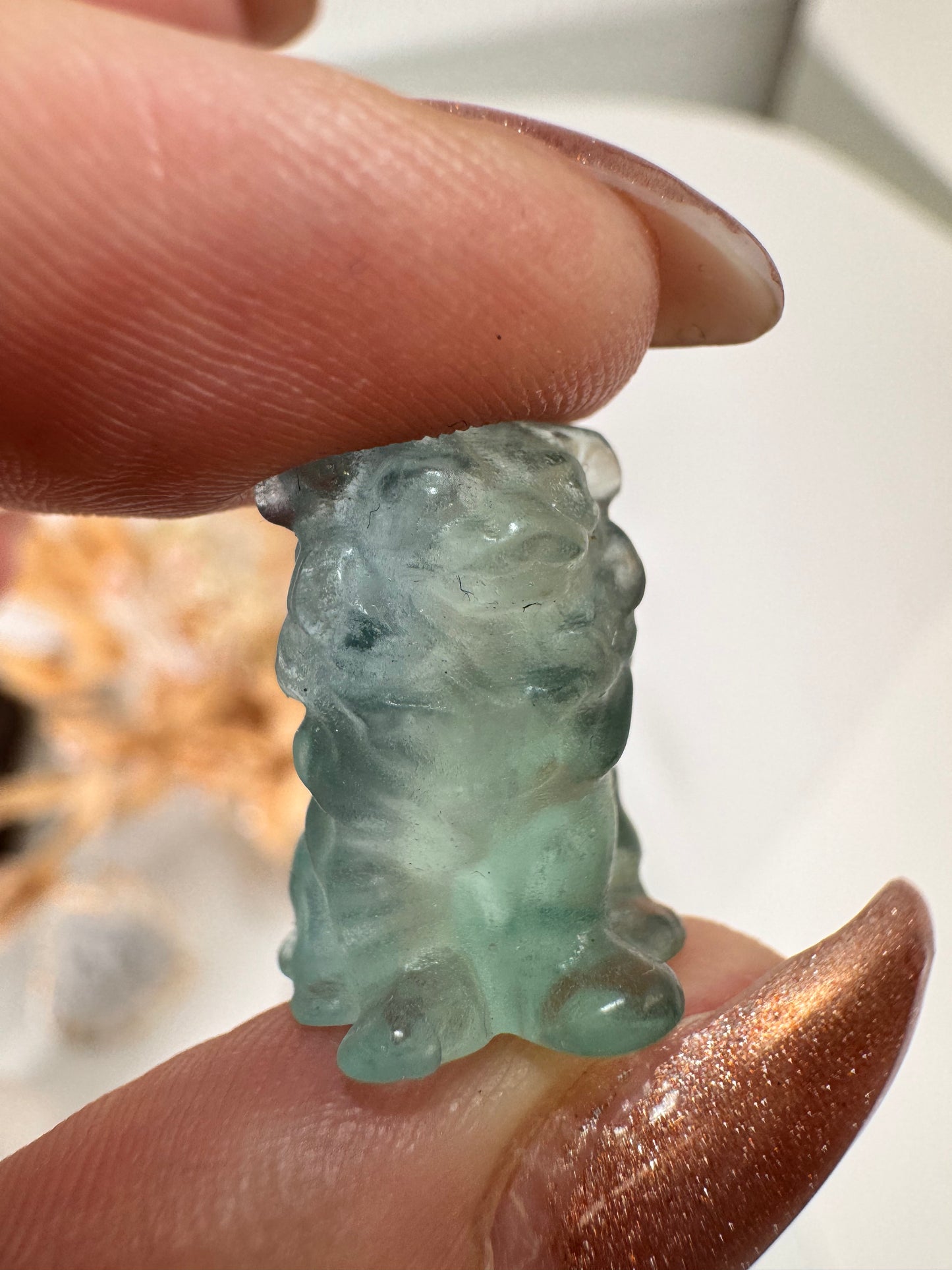 Mystery Mini Fluorit Löwe