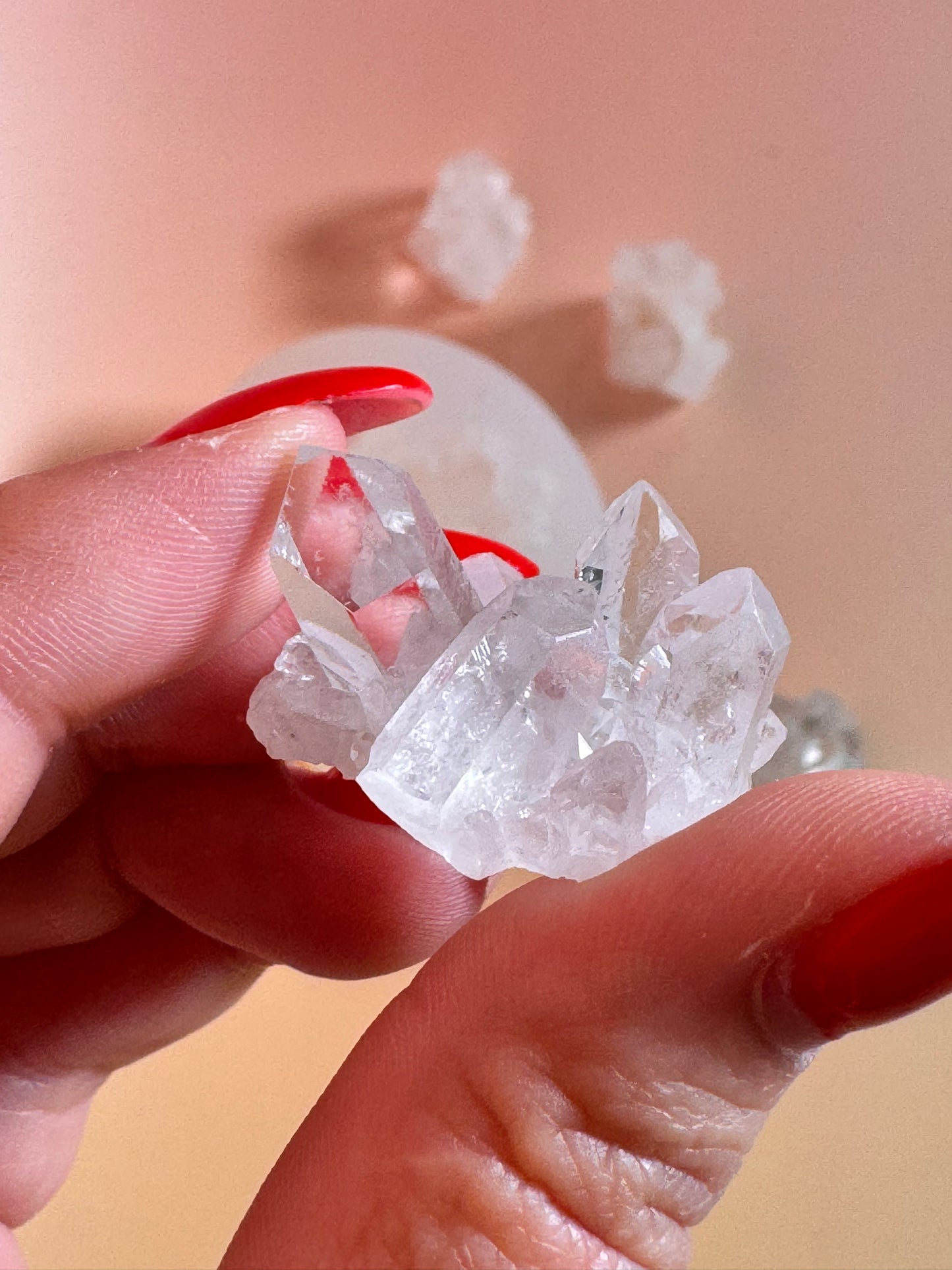 Silikonform Mini Bergkristall Cluster