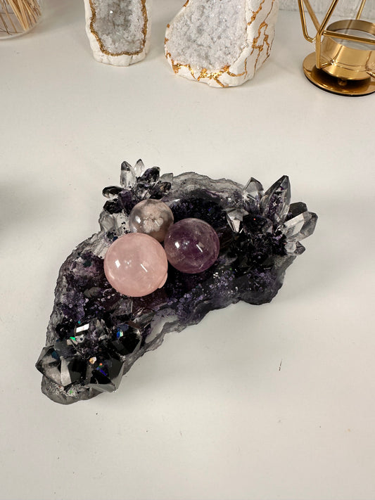 Kristall Schälchen aus Epoxidharz B